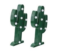 Levemolo 2pièces Lampe De Bureau Led Forme De Cactus Veilleuse Décorative Énergétiquement Économique Pour Noël Et Saint-valentin Luminaire Unique Pour Chambre Et Salle à Manger