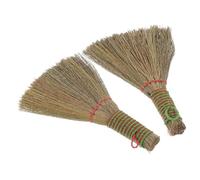 Levemolo 2pièces Lot de Balais De Paille pour Nettoyage Maison Petit Balai à Main De Nettoyage pour Bureau