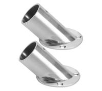 Levemolo 2pièces Support Tringle De Douche Et Barre Dressing Inclinée Lot de Fixations Murales Stables avec Perçage Accessoires Salle De Bain pour Rideaux Et Barres De Placard