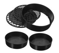 Levemolo 3 Ensembles Set de Tamis Plastique pour Jardinage Paniers à Tamiser et Durables Filtre à Sol pour Sable Gravier et Petits Cailloux Outil de Tamisage Pratique pour Jardin et Compost