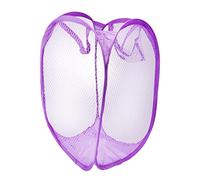 Levemolo 3pièces Panier à Linge Pliable Maille Respirante Avec Poche Latérale Corbeille à Linge Escamotable Pour Universités Et Petits