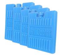 Levemolo 4 Pièces Glace pour Rafraîchisseur d'air en Plastique Bleu, Étanche et Polyvalent, Adapté aux Paquet et Boîtes à Déjeuner pour Chambre et Salon