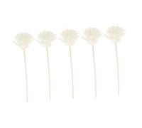 Levemolo 5ensemble Lot de Bâtons Parfumés Au Chrysanthème pour Diffuseurs Huiles Essentielles Blancs