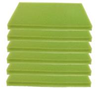 Levemolo 6 Pièces Filtre Éponge Grossier pour Aquarium Tampon de Filtration Réutilisable pour Bassin et Aquarium Compatible avec Différents Types de Réservoirs Barrière Physique Stable et