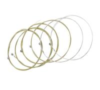 Levemolo 6 pièces Lot de Cordes Guitare Acoustique Alliage Phosphore Bronze Remplacement pour Guitares Folk Installation Facile