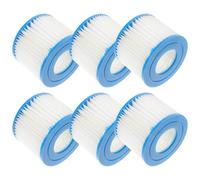 Levemolo 6 pièces Lot de Filtres de Remplacement Type VI pour Pompe de Filtration Piscine et Spa Compatible avec Pompes de Filtration Populaires Filtration Saletés Sable et Débris