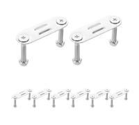Levemolo 8 Pièces Support de Patins à roulettes pour Quatre Double Rangée Inoxydable avec Kit de Fixation Sécurisé pour Quatre, pour Patinage en Extérieur et Loisirs