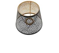 Levemolo Abat-jour en Fer Noir pour Lampe E27 Design Moderne et Gravé pour Lampe de Table de Plafond Couloir ou Bar