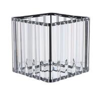 Levemolo Abat-jour Fer Forgé et Cristal Style Européen Abat-jour de Plafond Noir Mat Cache-lampe pour Salon et Chambre Diffuseur de Lumière Doux