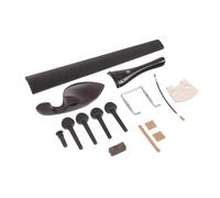 Levemolo Accessoires pour Violon 4/4 en Ébène Ensemble de 9 Pièces Pièces de Violon Protections en Liège Accessoires pour Instruments à Cordes Usage Orchestral Couleur Couleur Aléatoire