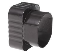 Levemolo Adaptateur de Descente de Gouttière Pluviale en Matériau Robuste, Raccord 60x80 Mm vers 75 Mm, Connecteur de Gouttière pour Drainage Toiture, Pièce Unique pour Installation