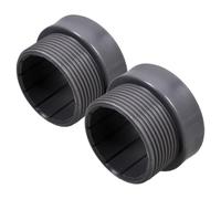 Levemolo Adaptateur stabilisateur de Parasol 2 pièces : Manchon Robuste, ancrage Universel Anti-basculement pour Parasol de Piscine, Accessoire de Piscine résistant aux intempéries pour l'été