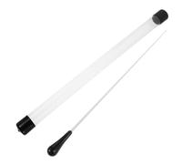 Levemolo baguette musicale pour chœur et orchestre bâton de conducteur avec étui de rangement bâton en acier baguette d'orchestre avec cylindre de rangement