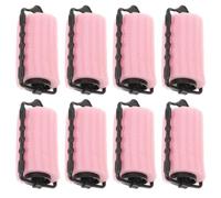 Levemolo Bigoudis Jumbo en Éponge 8pcs, sans Danger pour Racines, Auto-agrippants, Accessoires Coiffure pour Dormir et Usage Salon