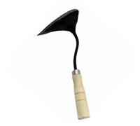 Levemolo Binette de Jardin Forgée à Manche Incurvé Outil de Plantation Triangulaire Ergonomique Binette à Main Antidérapante pour Jardinage Plantation et Désherbage Facile