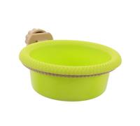 Levemolo Bird Bath Tub with Stand and Hanging Design for Canaries Parakeets Budgies Indoor Outdoor Cage Bathing Box for Small to Medium Pet Birds Easy to Clean and Install