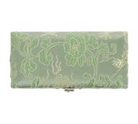 Levemolo Boîte à Anches Hautbois Soie Verte Étui Respirant pour Anches Protection et Compacte pour Accessoires Instrument de Musique