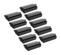 Levemolo Boîte à Montre en Papier Noire Lot de 10, Écrin de Présentation