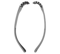 Levemolo Branches de Lunettes Style à Deux Tons pour Garçon et Filles en Silicone Noir, Double Couche Structure à Boucle Insérable, Antidérapantes et Faciles à Installer pour Montures