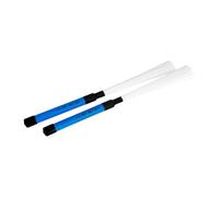 Levemolo Brosse à Tambour Nylon avec Manche Abs pour Percussion Brosse Jazz Compacte et Accessoire Instrument Musique Portable