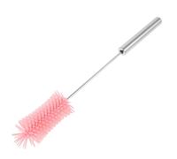Levemolo Brosse de Nettoyage Bouteille Multifonctionnelle à Long Manche pour Biberons Gobelets et Verres Outil Rotatif pour Nettoyage Rapide et Complet pour Maison et Couleur Rose