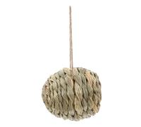 Levemolo Cabane en Herbe Tissée Naturelle pour Hamster Chinchilla et Petits Rongeurs Nid Écologique 30X29 CM Cachette Confortable et Isolée pour Cage Habitat Sain et Solide