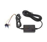 Levemolo Câble Tension 12v/24v vers 5v pour Caméra de Tableau de Bord, Alimentation Continue Protection Les Courts-Circuits, Matériau Plastique Noir, pour Surveillance de Stationnement