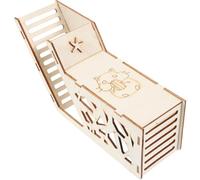 Levemolo Cachette en Bois Maison d'exercice et D'exploration avec Design Unique pour Petits Animaux pour Hérissons et Écureuils