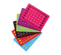 Levemolo Cartes de Prédiction Mentale en Papier, 5 Sets de 6 Pièces | Mentalisme, Magie de Scène et Lecture de Pensée, Cartes de Calcul Télépathique Interactives, Jeu de Cartes pour Tours