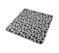 Levemolo Cat Wrap Blanket for Nail Trimming and Injections Soft Breathable Cow Print Swaddle Wrap for Kitten Grooming and Medication Safety