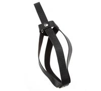 Levemolo Ceinture de Protection en Cuir pour Flacon de Potion Ronde 250 ML, Porte-Bouteille en Liège Noir pour Cosplay, Accessoire Déguisement Médiéval et Jeu de Rôle