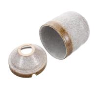 Levemolo Cendrier Japonais Céramique Vintage avec Design Entonnoir Coupe-Vent Décoration Rétro Chinoise pour Restaurant Sushi Art de Table Élégant