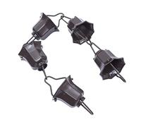 Levemolo Chaîne de Pluie Lotus 1 Mètre Décorative pour Gouttière Cloche en Tasse Collecte d'eau Style Japonerie