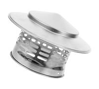 Levemolo Chapeau de Cheminée Acier Inoxydable Robuste Protection Pluie et Vent Couvre-Conduit pour Toit Installation Facile Adapté Maison et Jardin