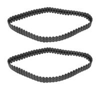 Levemolo Chenilles en Caoutchouc 66 Cm X 2,5 Cm, Lot de 2 Pièces de Remplacement pour Robot DIY, Circuit à Monter Soi-même, Adhérence Optimale et Résistance à l'usure, Accessoires