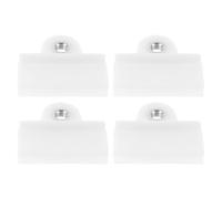 Levemolo Clips en Plastique Blanc Stabilité et Durabilité Ensemble de 4 pour Ajustement Facile des Fenêtres et Intérieur Automobile pour Fixation de Vitre de Voiture