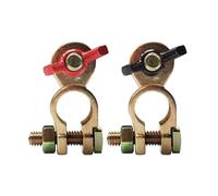 Levemolo Connecteur de Batterie Voiture Cuivre Pur Pince Cosse Positive et Négative Adaptable et Résistante Corrosion Kit pour Câbles Électriques Automobiles