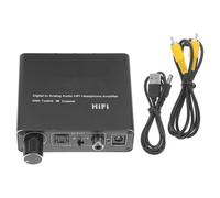 Levemolo Convertisseur Audio Optique vers Analogique Câble USB et Coaxial Adaptateur Numérique pour TV et Équipement Audio Compact Compatible Spdif pour Home Cinéma et Voyage