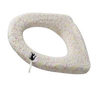 Levemolo Coussin de Siège de Toilette en Polyester Lavable pour Toutes Saisons Motif Décoratif Adorable, Housse Confortable pour Abattant Wc Familial et Salle de Bain