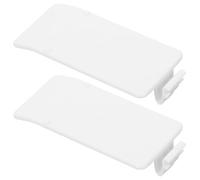Levemolo Couvercle de protection de la batterie de la télécommande pour climatiseur 2 pièces, plastique blanc, design à clip, protection du compartiment batterie, usage maison et espaces