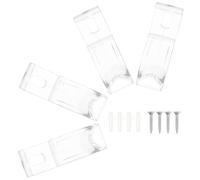 Levemolo Crochet de Positionnement pour Stores Enrouleurs Fixation à Chaînette avec Vis et Bouchon en Caoutchouc 1 Pièce Accessoire pour Stores Intérieurs Compatible Chaînettes Kit de