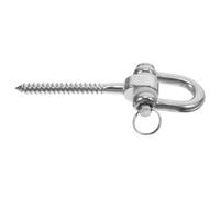Levemolo Crochet Suspendre pour Hamac, Crochet pour Balançoire en Acier Inoxydable Argenté, Installation Facile, Forte Capacité de Charge, pour Hamacs et Chaises Suspendues, Extérieur,