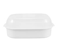 Levemolo Cuiseur vapeur micro-ondes pour cuisson rapide légumes et poisson capacité importante plastique alimentaire supportant hautes températures avec couvercle et plateau pour usage