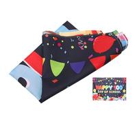 Levemolo Décoration Murale 100e Jour D'école en Polyester, Multi-Usage Couleurs Réalistes, Toile Simple pour Fête et Fond Photo Anniversaire