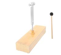 Levemolo Diapason Aluminium avec Boîte Bois Instrument Sonore avec Marteau Portable pour Relaxation et Exercices