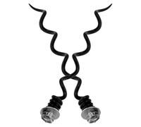 Levemolo Embouts spirales métalliques 2 pièces pour tire-bouchon, kit avec multiples spirales, adapté pour ouvrir bouteilles de vin et soda à domicile