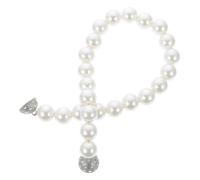 Levemolo Embrasse de Rideau en Perles d'Imitation 40 CM, Accessoire sans Perforation, Finition Soignée pour Rideaux Maison, Porte-Rideau Décoratif pour Salon, Facile à Mettre