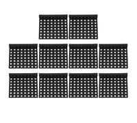 Levemolo Ensemble de 10 déflecteurs de Filtre à Clipser, contrôleur de Flux de Surface Calme pour Aquarium - Plaque Tampon de Remplacement Externe - Diffuseur de Retour d'eau Doux pour Aquarium