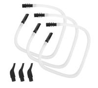 Levemolo Ensemble de 3 Tubes d'Embouchure en Plastique pour Mélodica Flexible Adapté aux Débutants Accessoires pour Instrument de Musique à Air