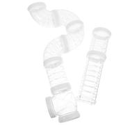 Levemolo Ensemble de Tuyau Hamster en Plastique Léger Tubes et Tunnels pour Hamsters, Facile à Assembler, pour Divers Espaces de Vie et Aires de Jeu